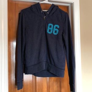 Blue Zip Up Jacket